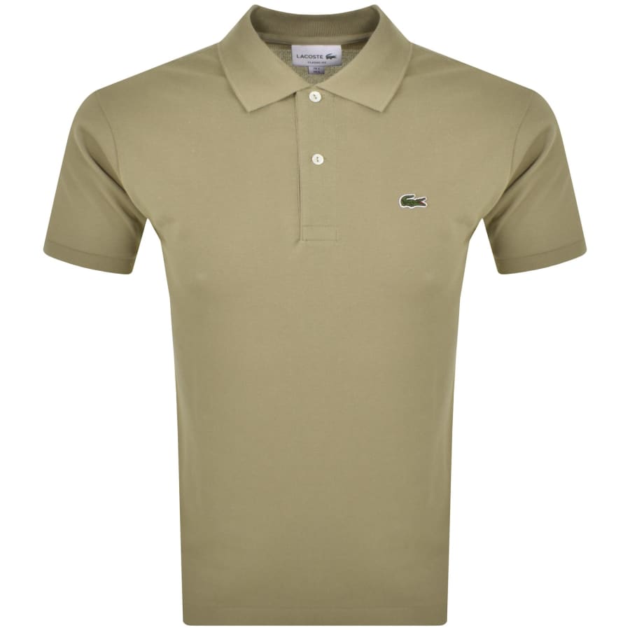 Lacoste Classic Fit Polo T Shirt Beige Mainline Menswear